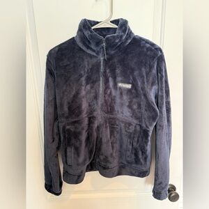 navy fleece columbia jacket!